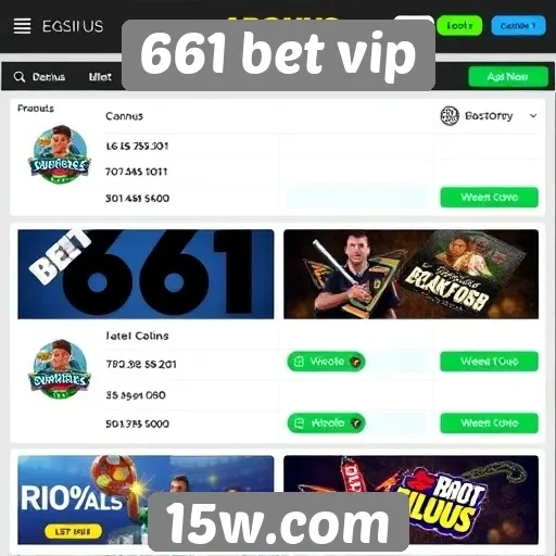 Promoções e bônus disponíveis na 661 bet vip